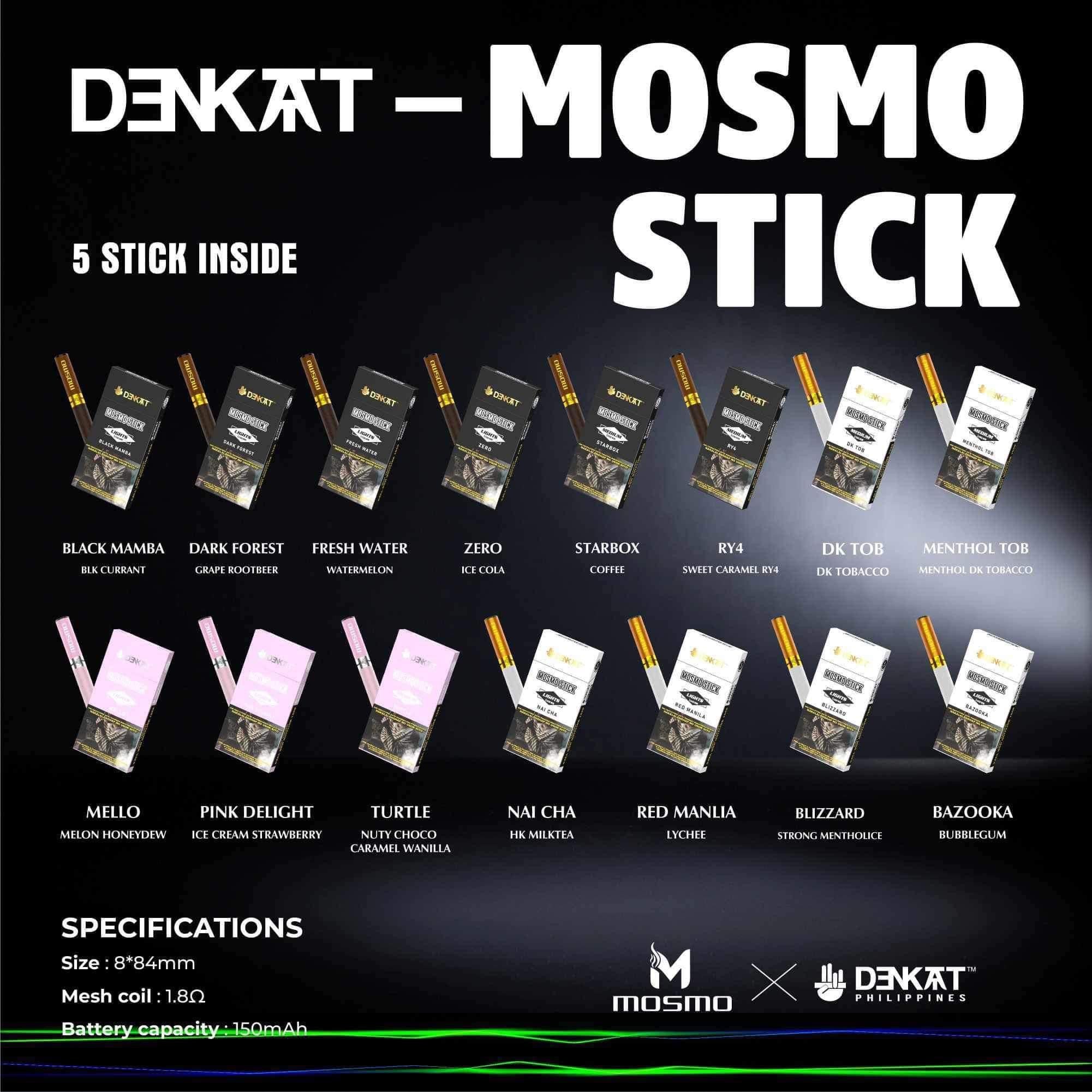 Denkat Mosmo Stick 5 stick per pack Perfect Pods PH