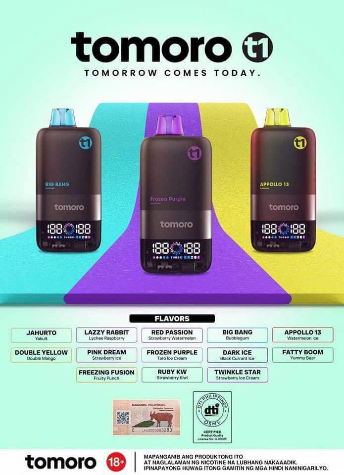 Tomoro T1 Pre Filled Dispo – Perfect Pods PH